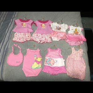 Bundle of Baby Girl Clothes (0-3M)